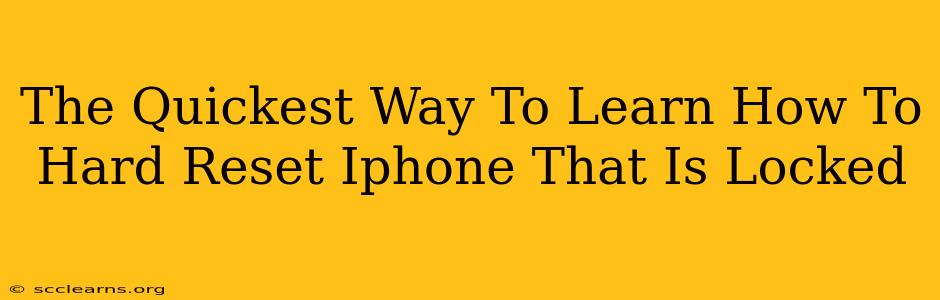 The Quickest Way To Learn How To Hard Reset Iphone That Is Locked