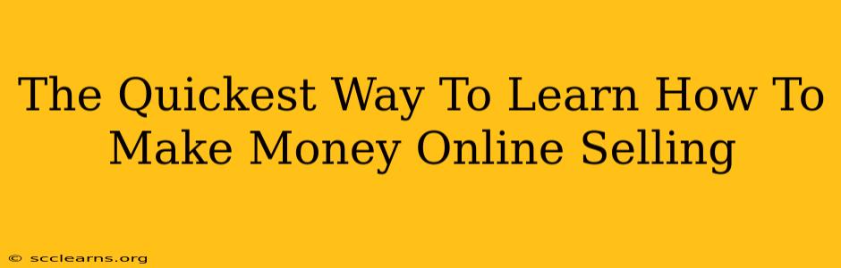 The Quickest Way To Learn How To Make Money Online Selling