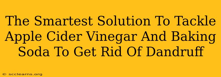 The Smartest Solution To Tackle Apple Cider Vinegar And Baking Soda To Get Rid Of Dandruff