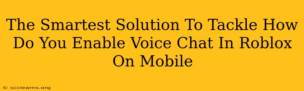 The Smartest Solution To Tackle How Do You Enable Voice Chat In Roblox On Mobile