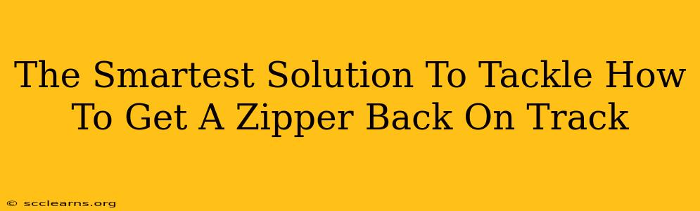 The Smartest Solution To Tackle How To Get A Zipper Back On Track