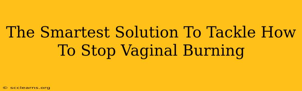 The Smartest Solution To Tackle How To Stop Vaginal Burning