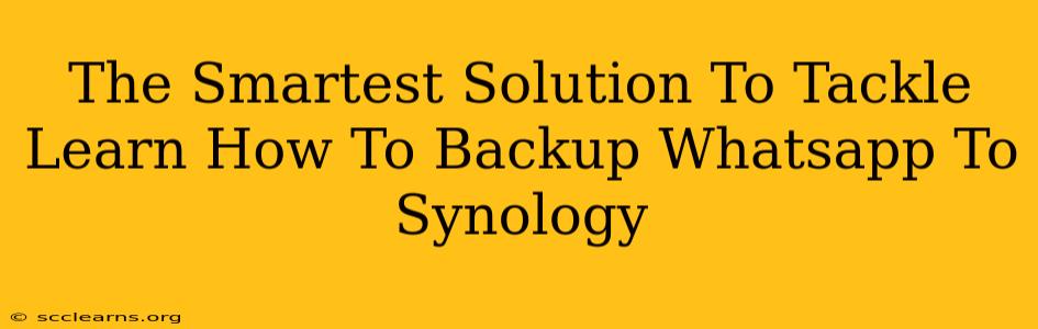 The Smartest Solution To Tackle Learn How To Backup Whatsapp To Synology