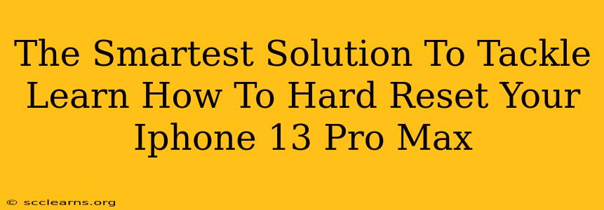 The Smartest Solution To Tackle Learn How To Hard Reset Your Iphone 13 Pro Max