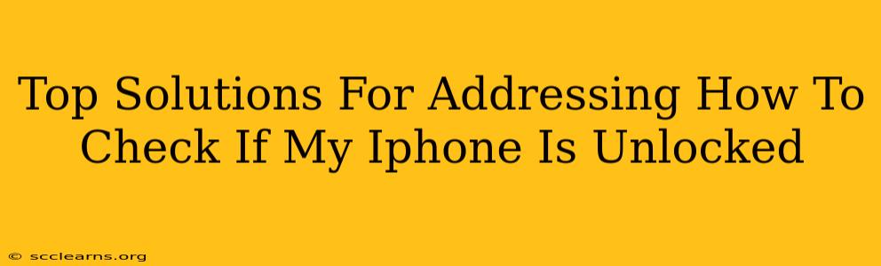 Top Solutions For Addressing How To Check If My Iphone Is Unlocked