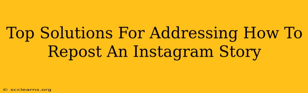 Top Solutions For Addressing How To Repost An Instagram Story