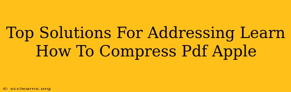 Top Solutions For Addressing Learn How To Compress Pdf Apple