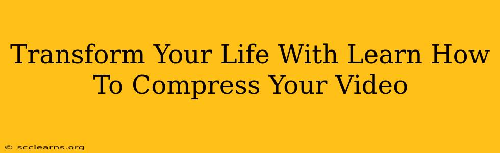 Transform Your Life With Learn How To Compress Your Video