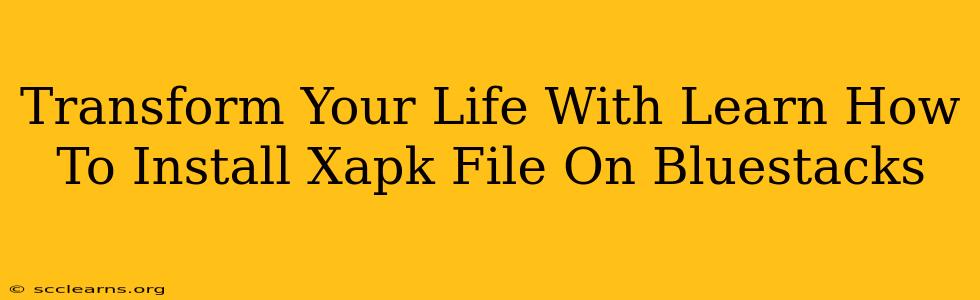 Transform Your Life With Learn How To Install Xapk File On Bluestacks