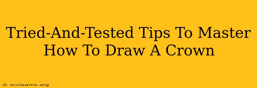 Tried-And-Tested Tips To Master How To Draw A Crown