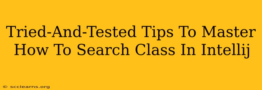 Tried-And-Tested Tips To Master How To Search Class In Intellij