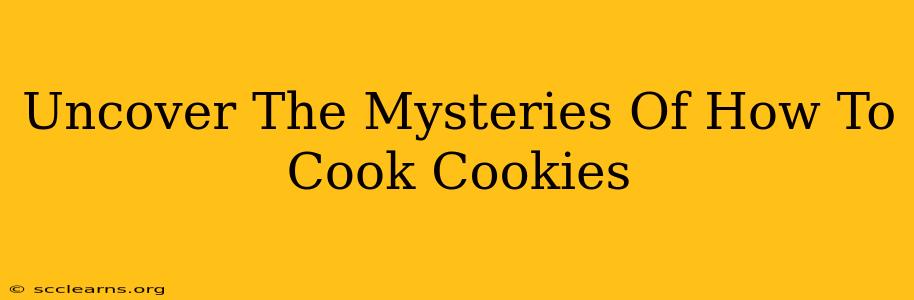 Uncover The Mysteries Of How To Cook Cookies