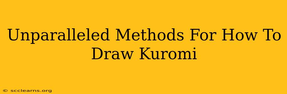 Unparalleled Methods For How To Draw Kuromi