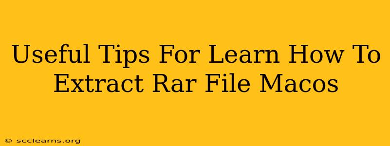 Useful Tips For Learn How To Extract Rar File Macos