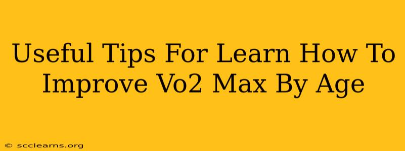 Useful Tips For Learn How To Improve Vo2 Max By Age