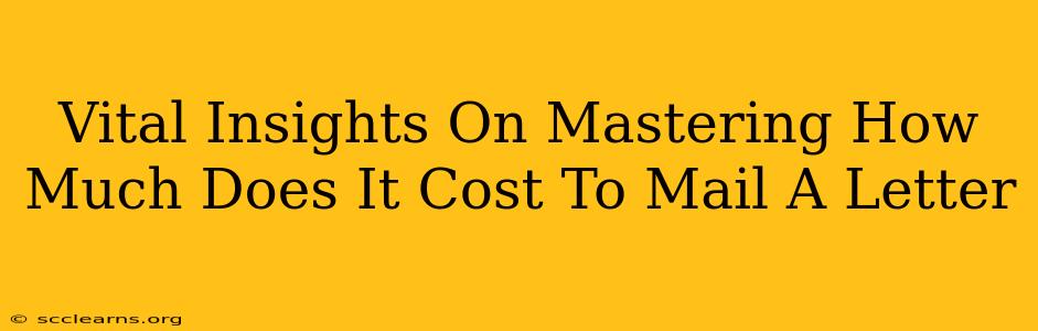 Vital Insights On Mastering How Much Does It Cost To Mail A Letter