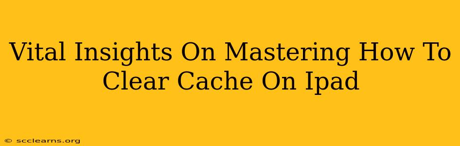 Vital Insights On Mastering How To Clear Cache On Ipad